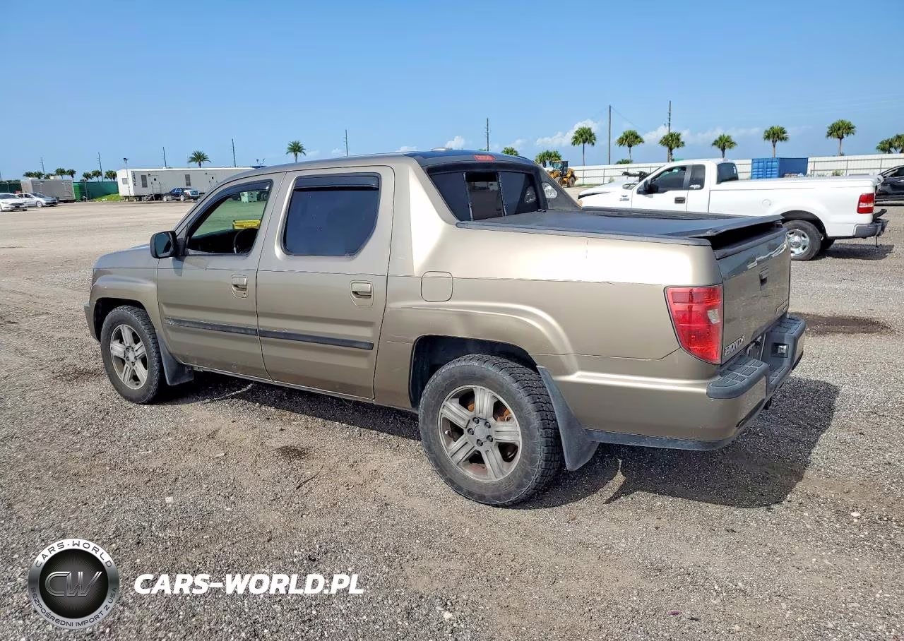 2010 Honda Ridgeline Rtl VIN:5FPYK1F57AB008516 - 2
