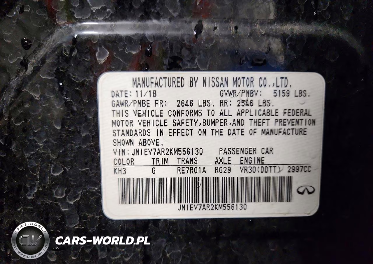 2019 Infiniti Q50 3.0T Luxe VIN:JN1EV7AR2KM556130 - 12