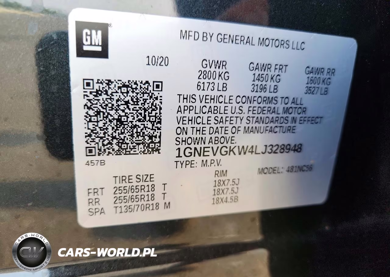 2020 Chevrolet Traverse Lt VIN:1GNEVGKW4LJ328948 - 14