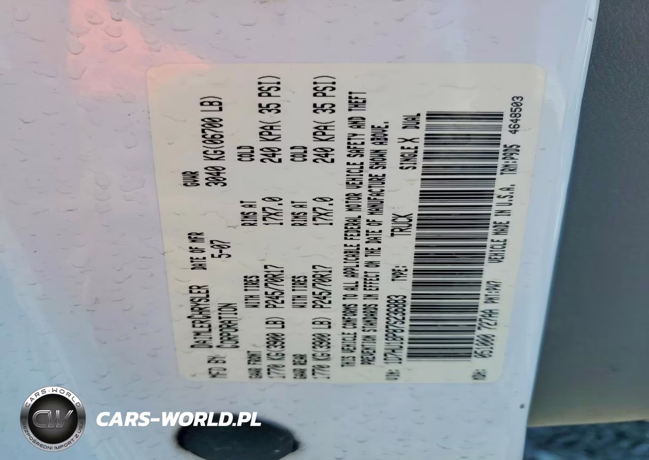 2007 Dodge Ram 1500 St VIN:1D7HU18P87S236883 - 12