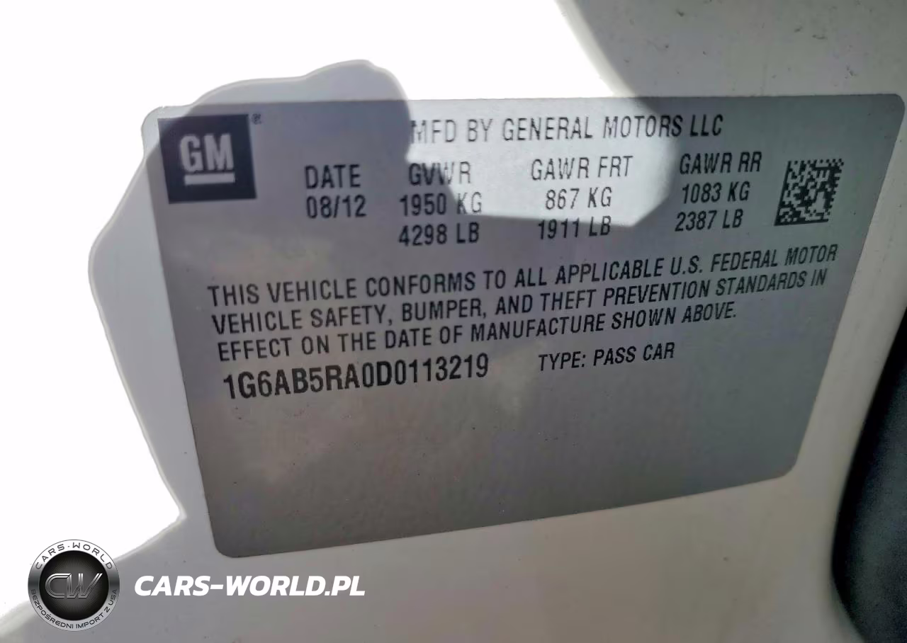 2013 Cadillac Ats Luxury VIN:1G6AB5RA0D0113219 - 12