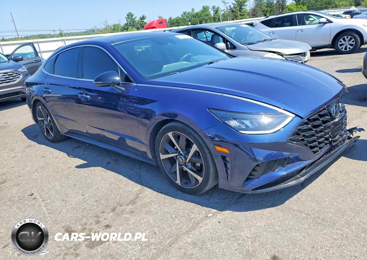 2021 Hyundai Sonata Sel Plus VIN:5NPEJ4J22MH132471 - 4