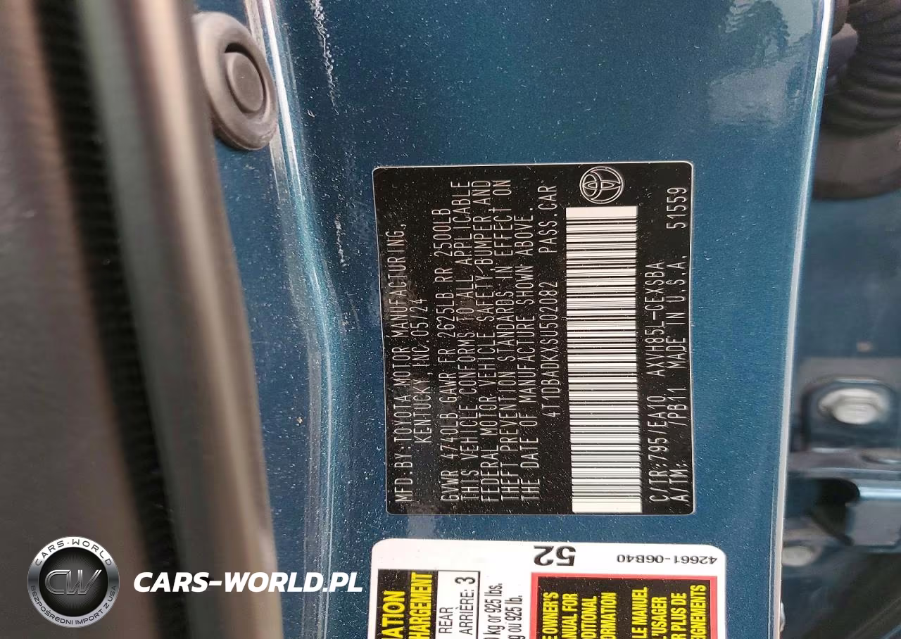 2025 Toyota Camry Se VIN:4T1DBADKXSU502082 - 12