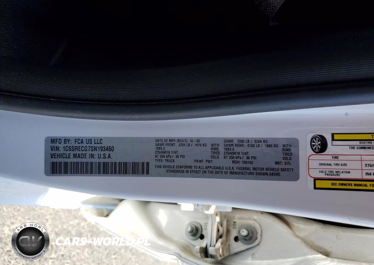 2025 Ram 1500 Tradesman VIN:1C6SRECG7SN193460 - 12