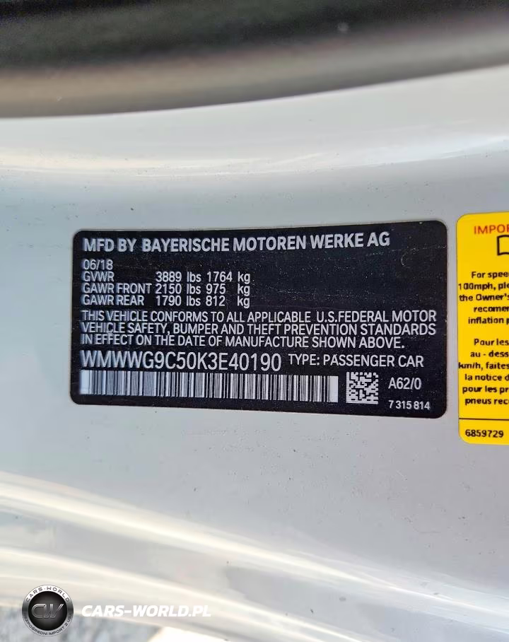 2019 Mini Cooper S VIN:WMWWG9C50K3E40190 - 13