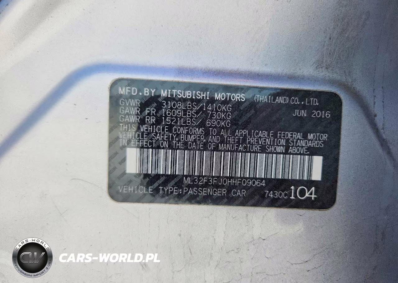 2017 Mitsubishi Mirage G4 Es VIN:ML32F3FJ0HHF09064 - 12