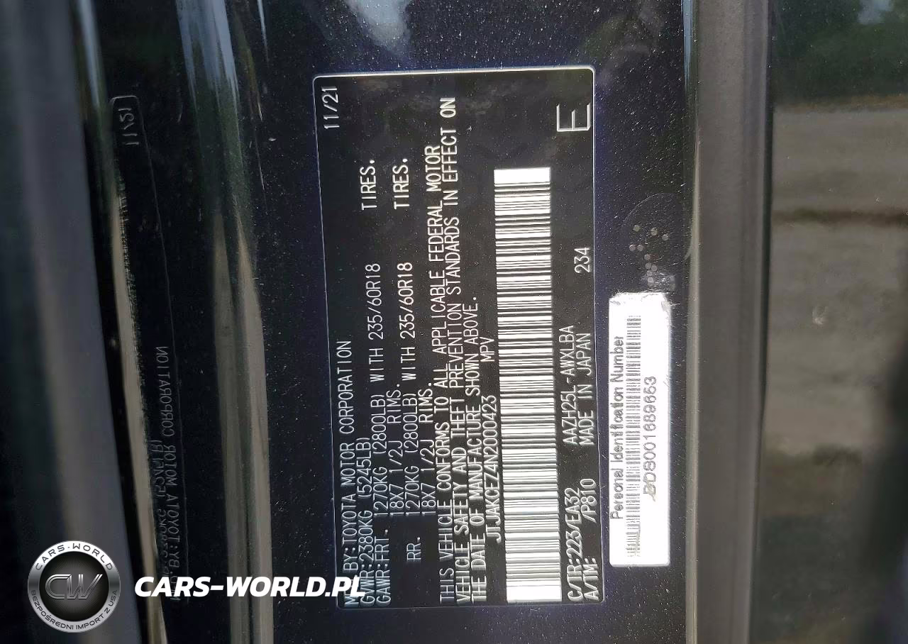 2022 Lexus Nx 350H VIN:JTJAKCEZ4N2000423 - 13