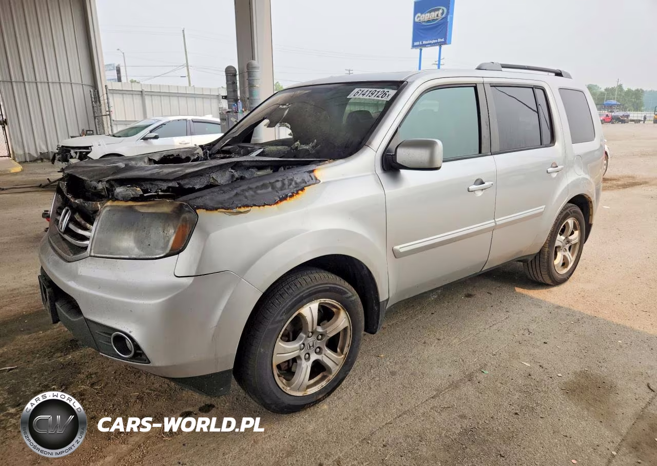 2013 Honda Pilot Exl VIN:5FNYF4H5XDB016934 - 1