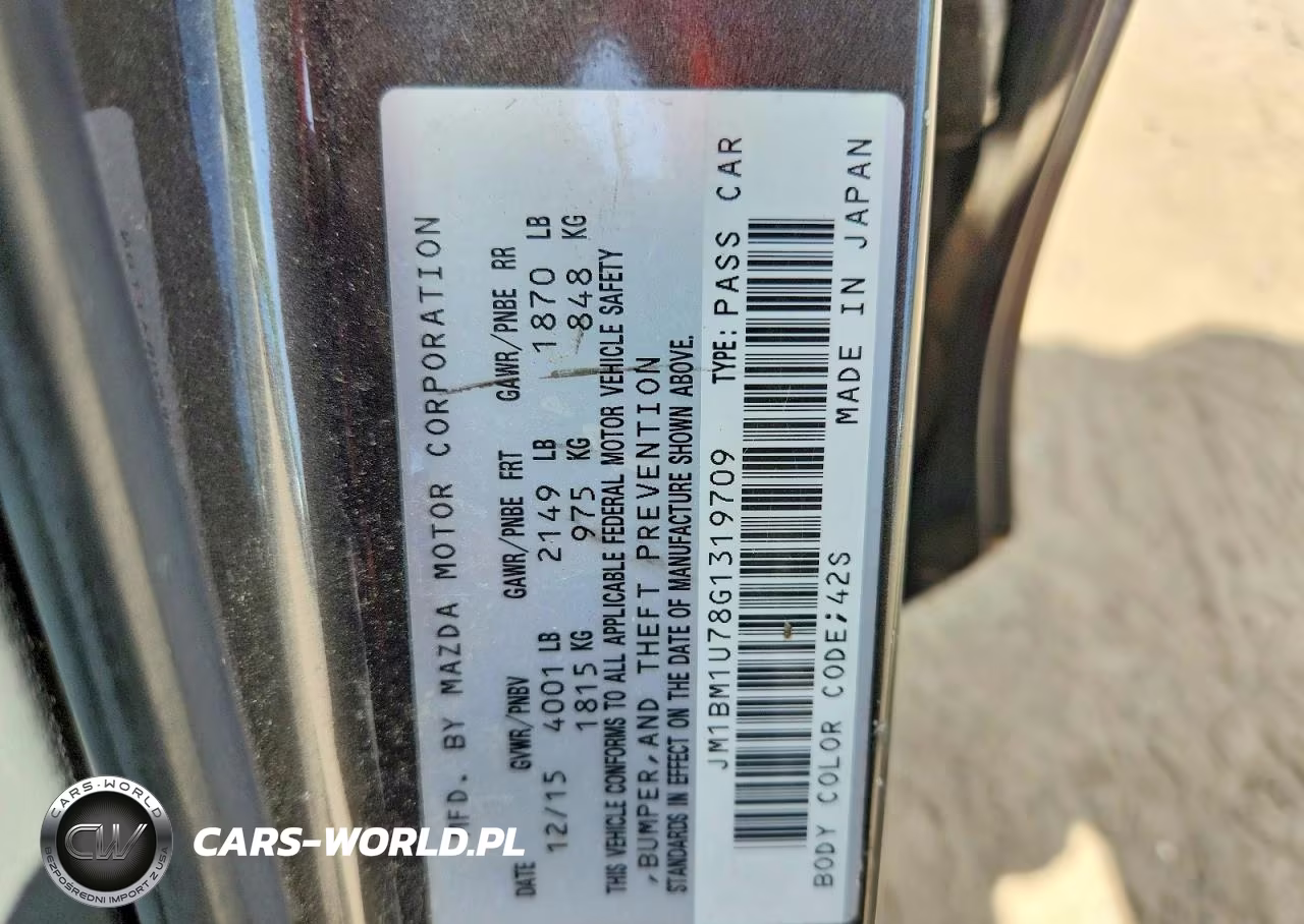2016 Mazda 3 Sport VIN:JM1BM1U78G1319709 - 13