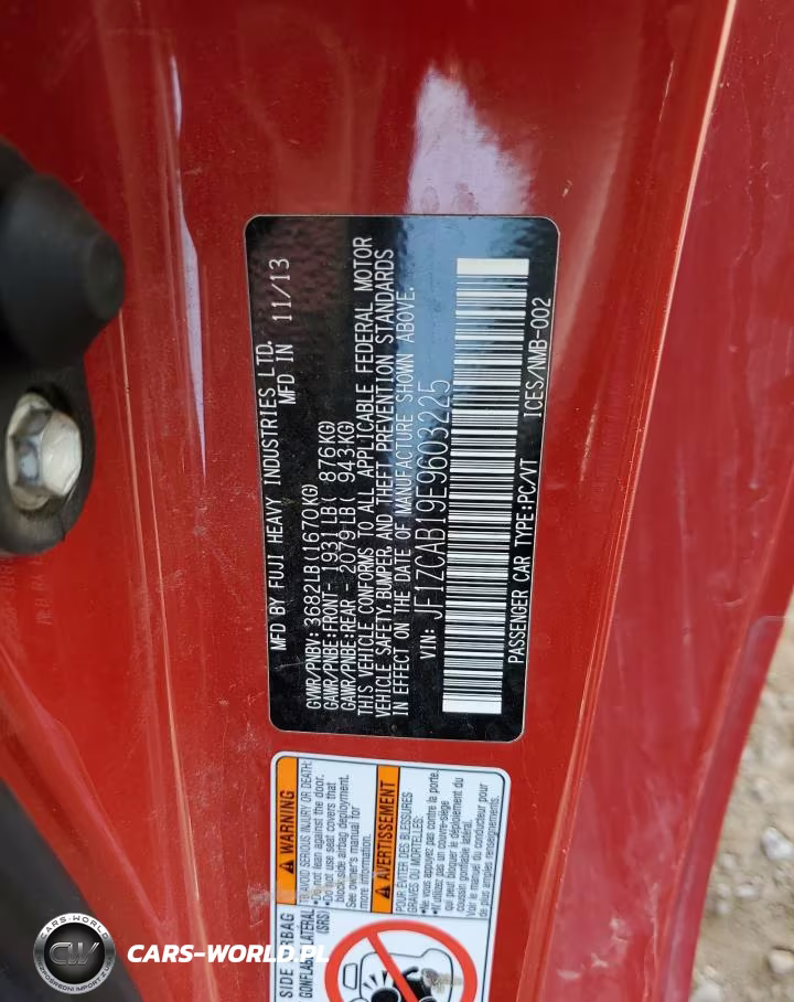 2014 Subaru Brz 2.0 Premium VIN:JF1ZCAB19E9603225 - 12