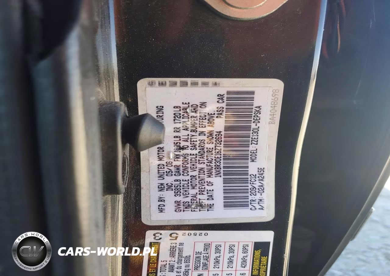 2006 Toyota Corolla S VIN:1NXBR30E16Z732694 - 12