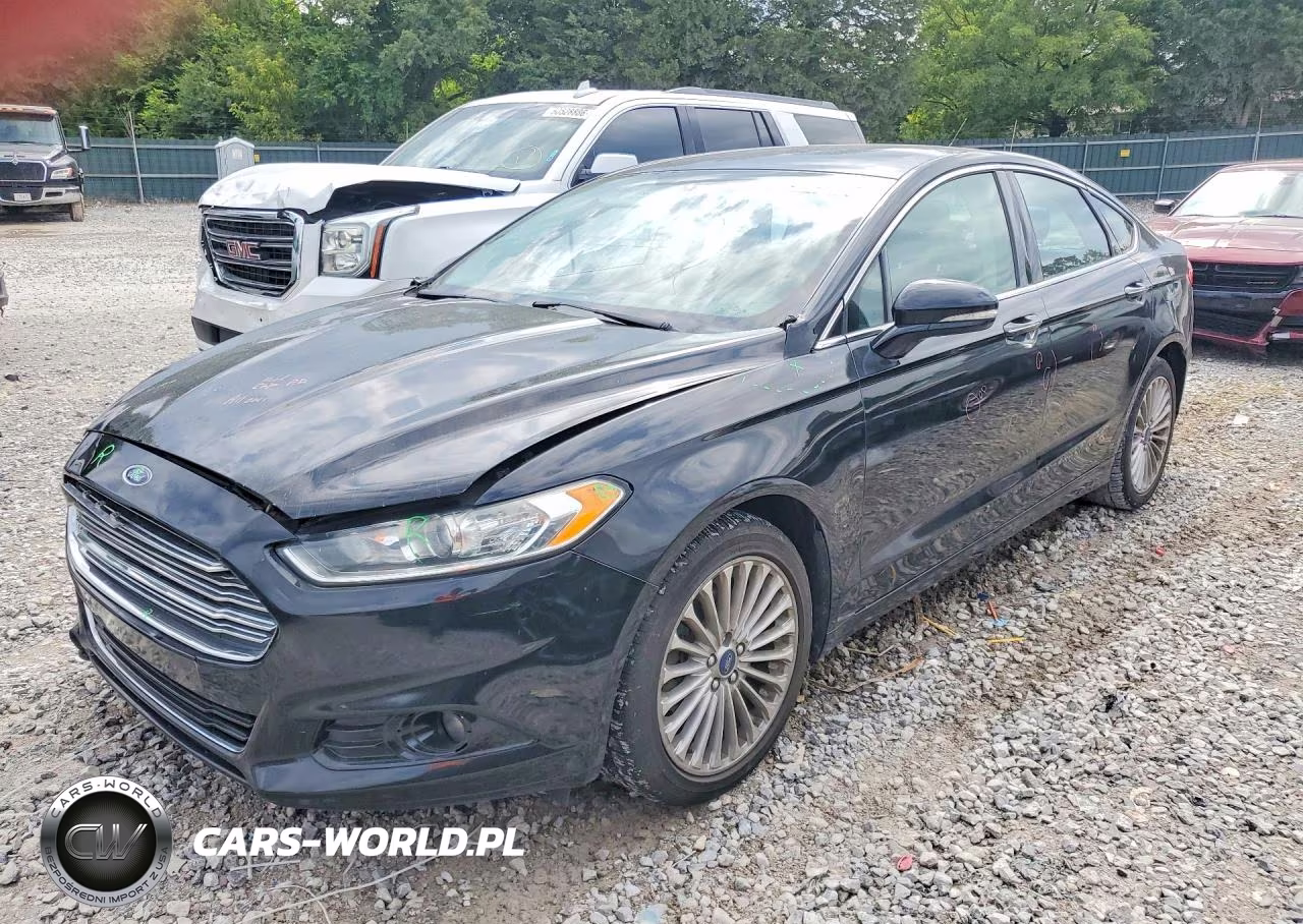 2016 Ford Fusion Titanium VIN:3FA6P0K98GR390413 - 1
