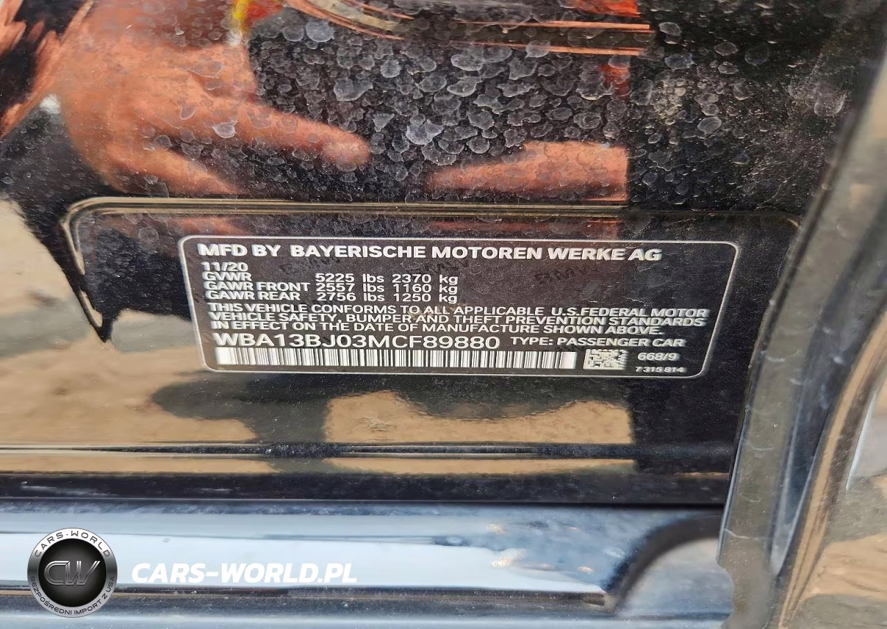 2021 BMW 530 Xi VIN:WBA13BJ03MCF89880 - 12
