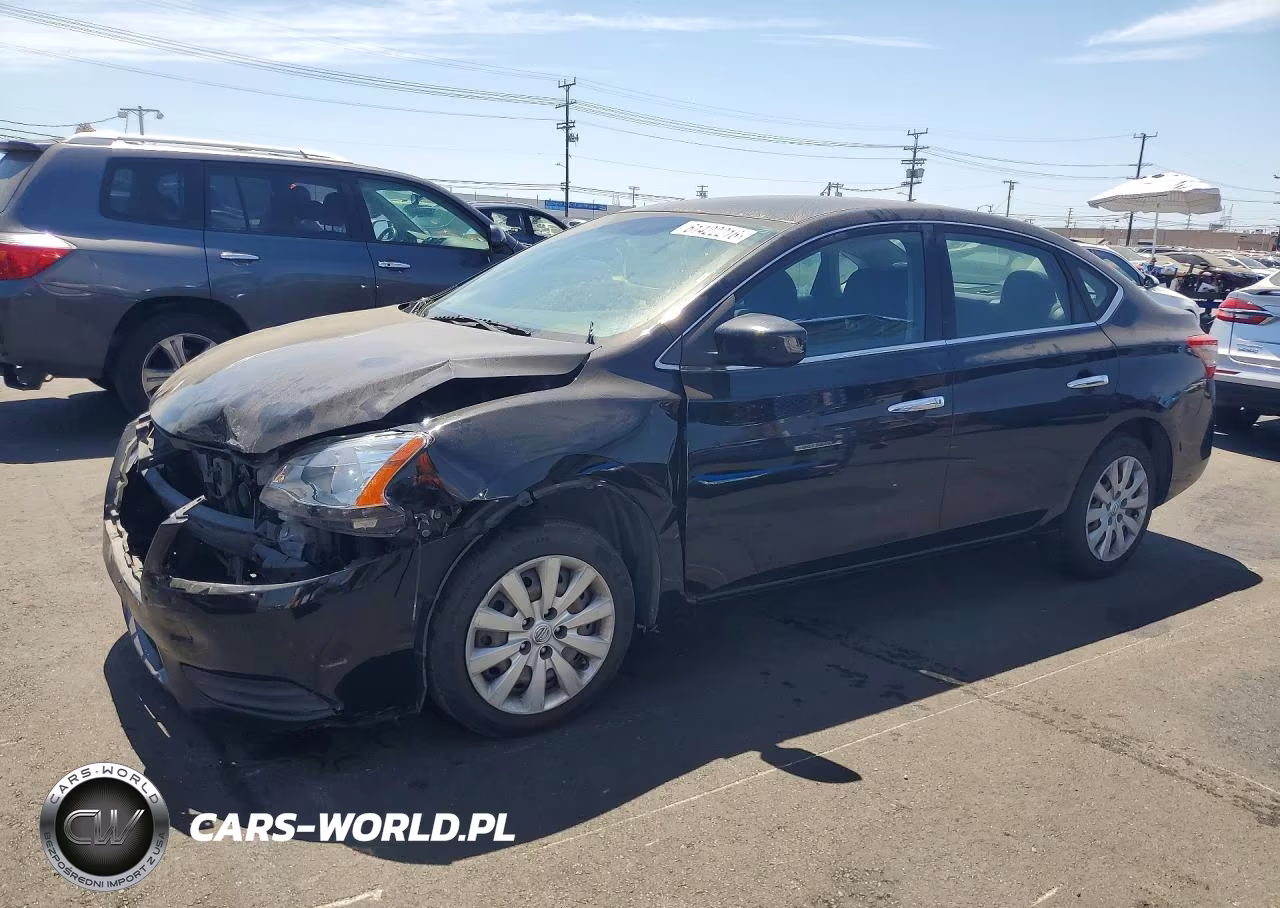 2014 Nissan Sentra Sv VIN:3N1AB7AP0EY201819 - 1