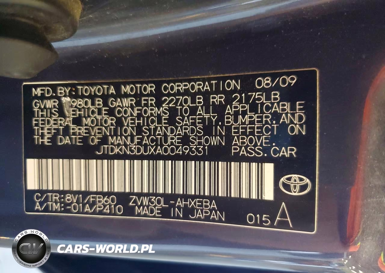 2010 Toyota Prius Ii VIN:JTDKN3DUXA0049331 - 12