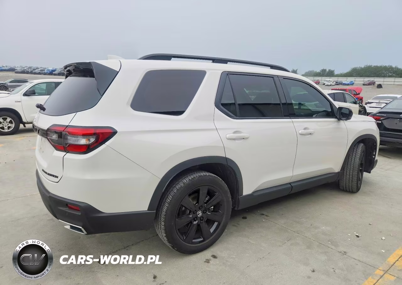 2025 Honda Pilot Black VIN:5FNYG1H94SB125112 - 3