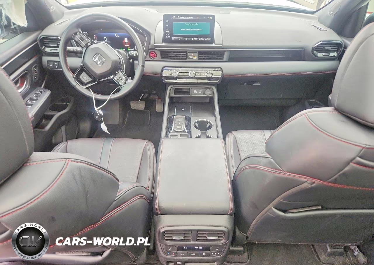 2025 Honda Pilot Black VIN:5FNYG1H94SB125112 - 8