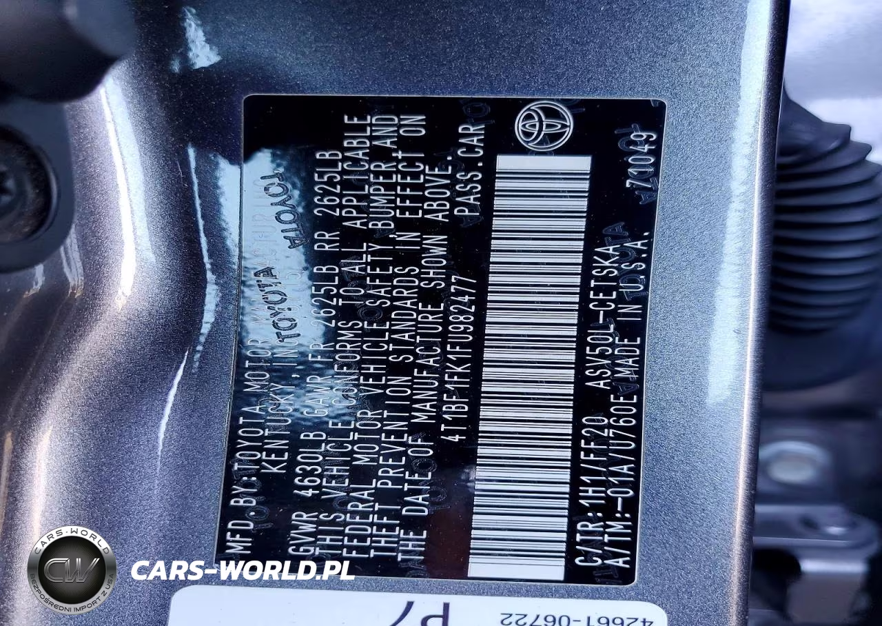 2015 Toyota Camry Se VIN:4T1BF1FK1FU982477 - 12