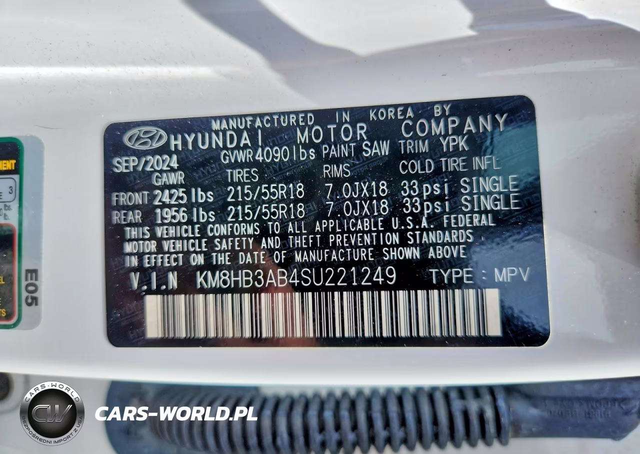 2025 Hyundai Kona Sel VIN:KM8HB3AB4SU221249 - 13