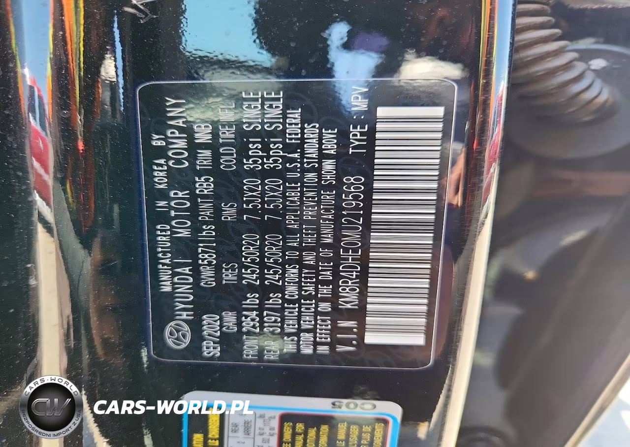 2021 Hyundai Palisade Sel VIN:KM8R4DHE0MU219568 - 14