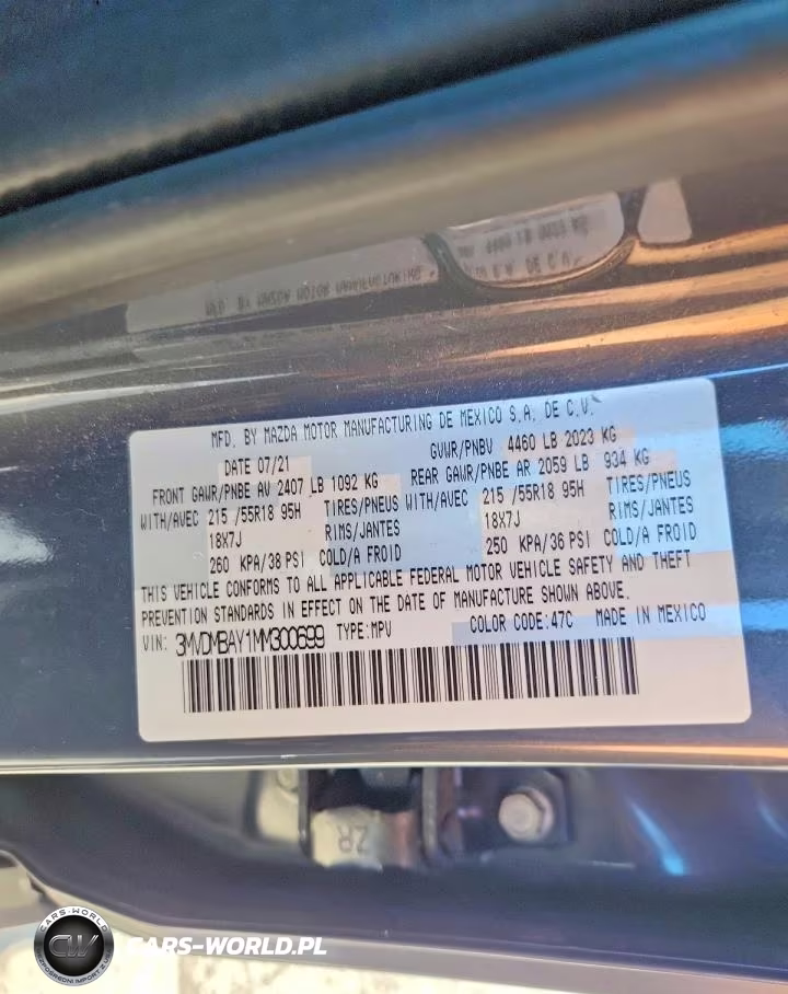 2021 Mazda Cx-30 VIN:3MVDMBAY1MM300699 - 13