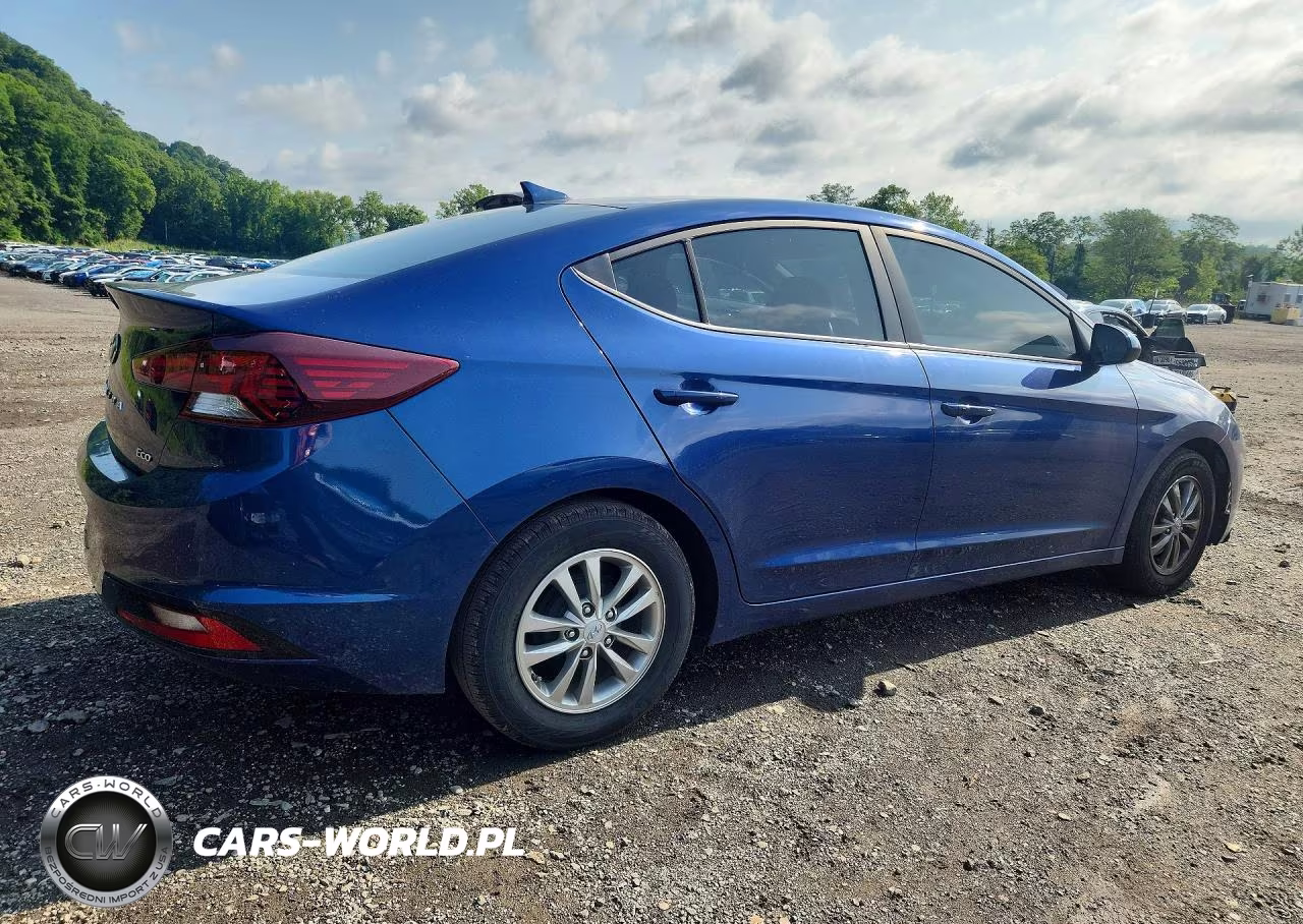 2019 Hyundai Elantra Eco VIN:5NPD94LA2KH416849 - 3