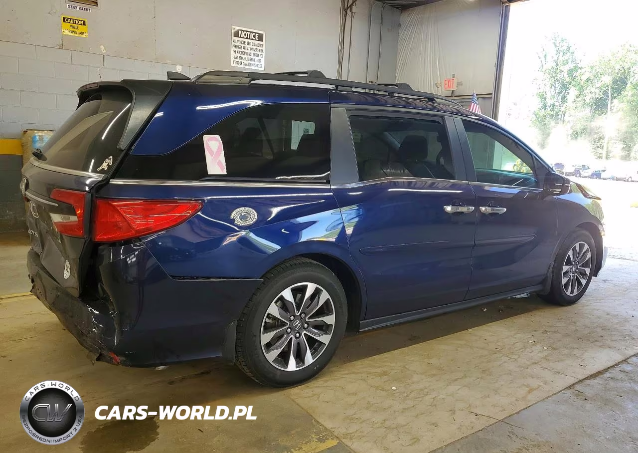 2022 Honda Odyssey Exl VIN:5FNRL6H7XNB040291 - 3