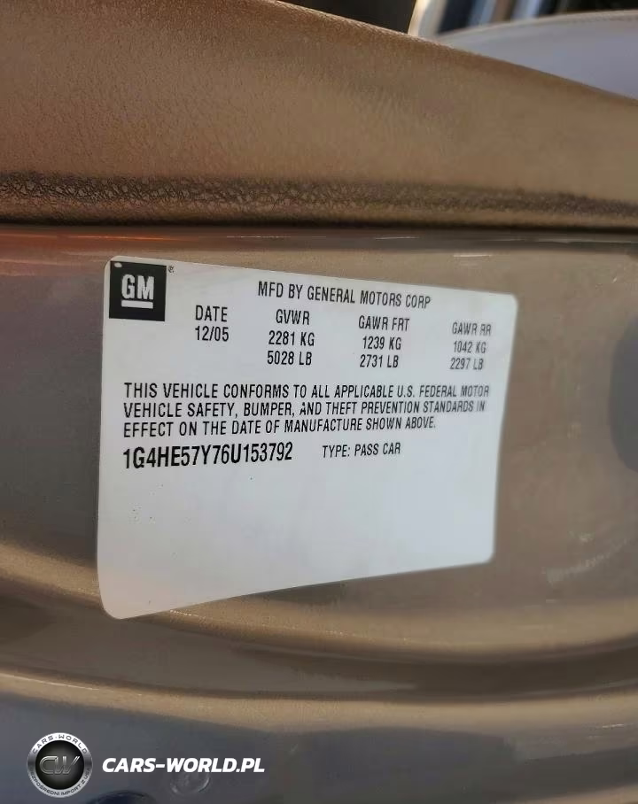 2006 Buick Lucerne Cxs VIN:1G4HE57Y76U153792 - 12