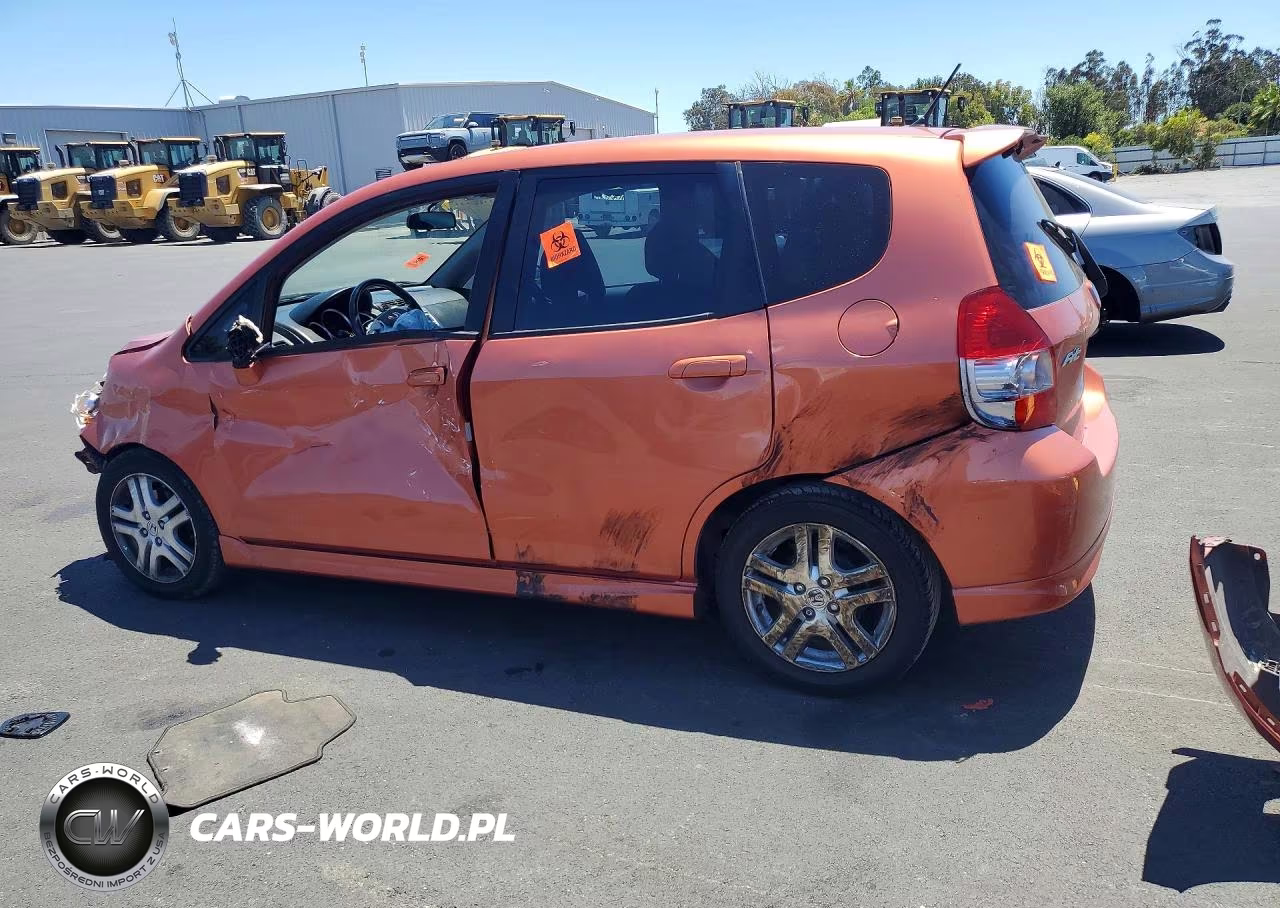 2008 Honda Fit Sport VIN:JHMGD38688S051144 - 2