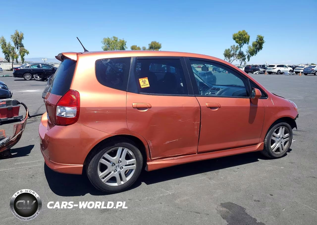 2008 Honda Fit Sport VIN:JHMGD38688S051144 - 3