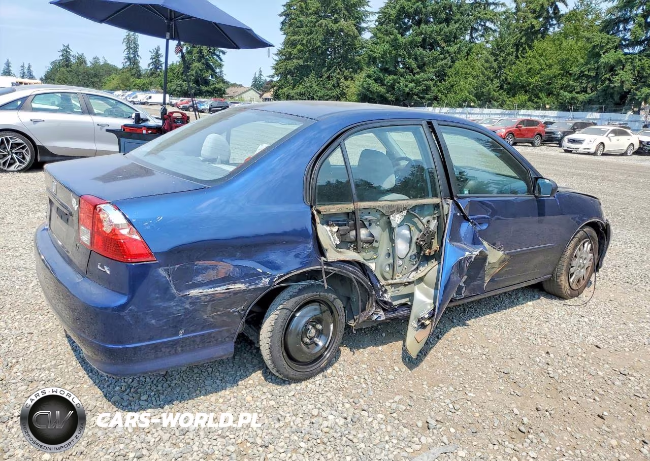 2005 Honda Civic Lx VIN:2HGES16555H604835 - 3