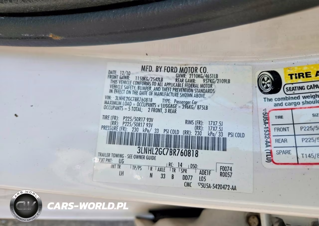2011 Lincoln Mkz VIN:3LNHL2GC7BR760818 - 12