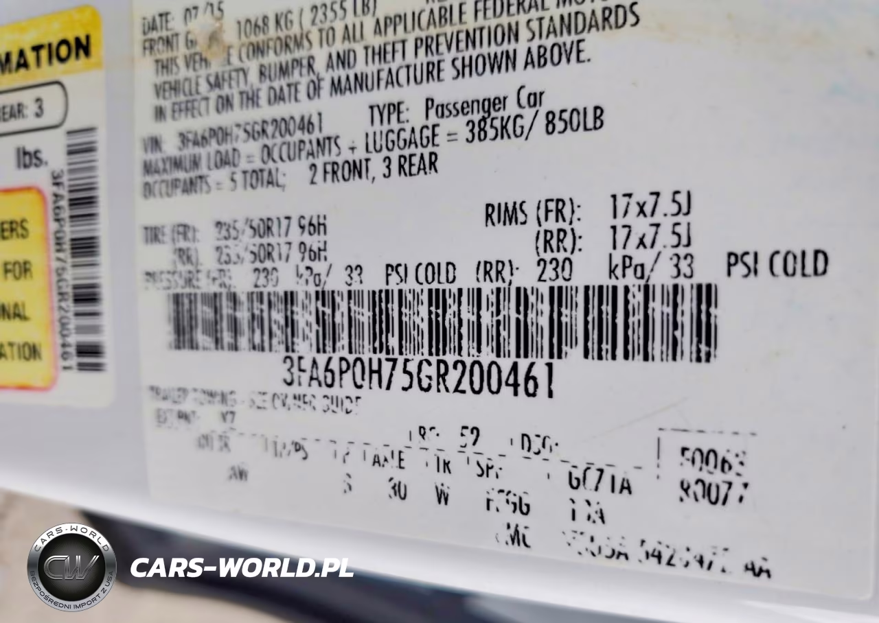 2016 Ford Fusion Se VIN:3FA6P0H75GR200461 - 12