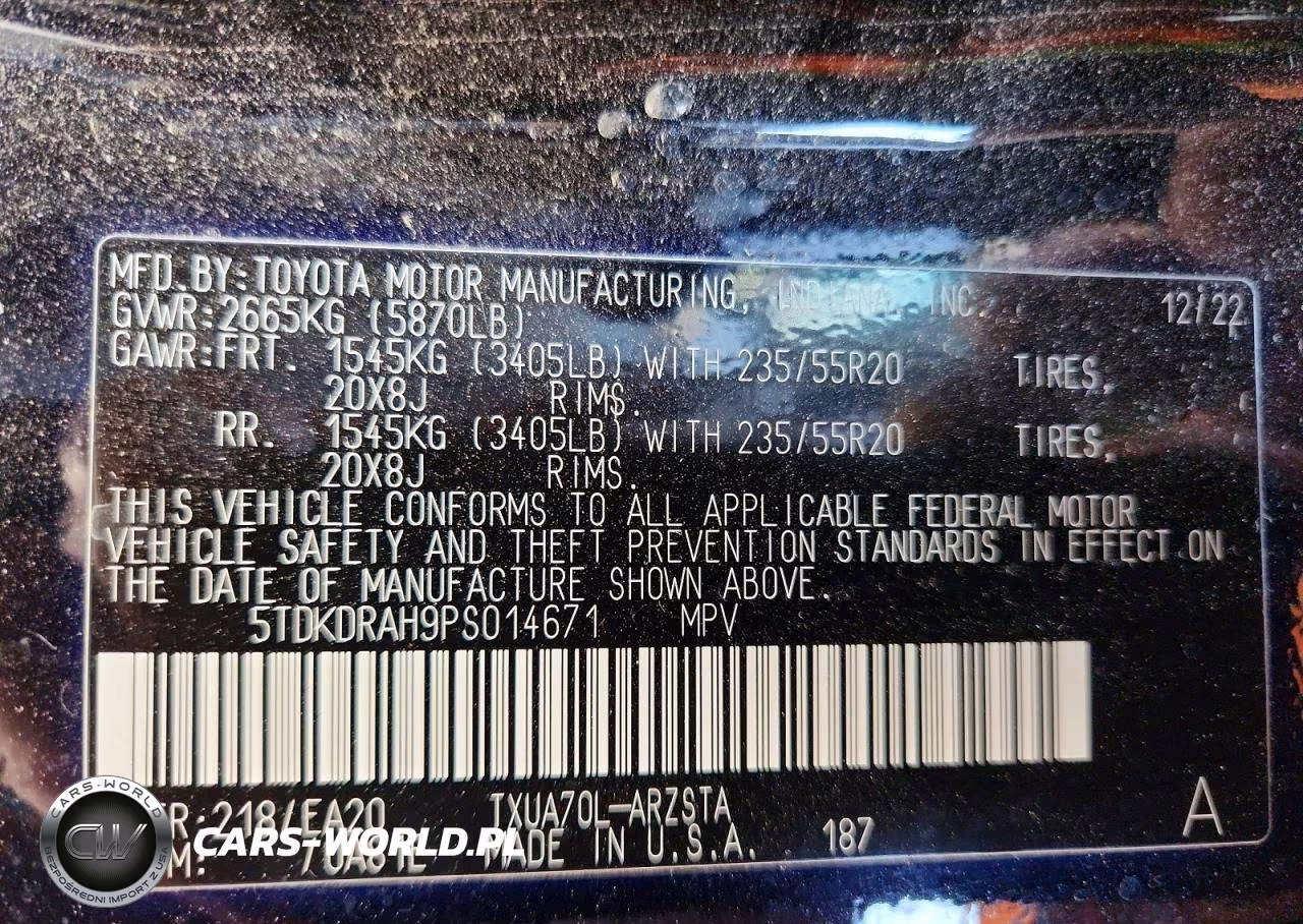 2023 Toyota Highlander Xse VIN:5TDKDRAH9PS014671 - 14