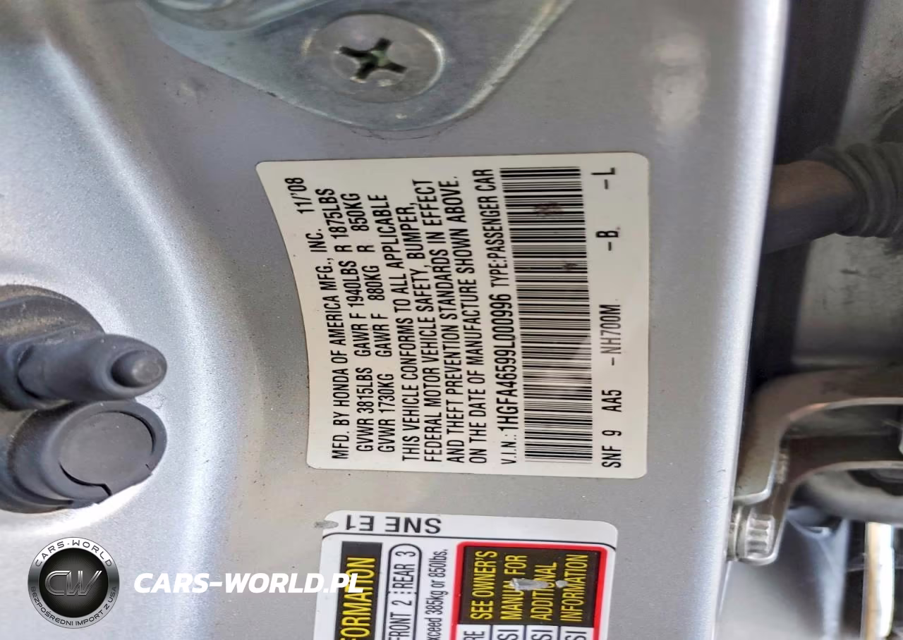 2009 Honda Civic Gx VIN:1HGFA46599L000996 - 13