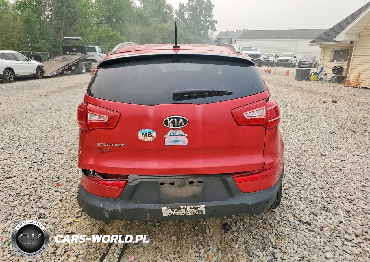 2012 Kia Sportage Lx VIN:KNDPB3A23C7297657 - 6