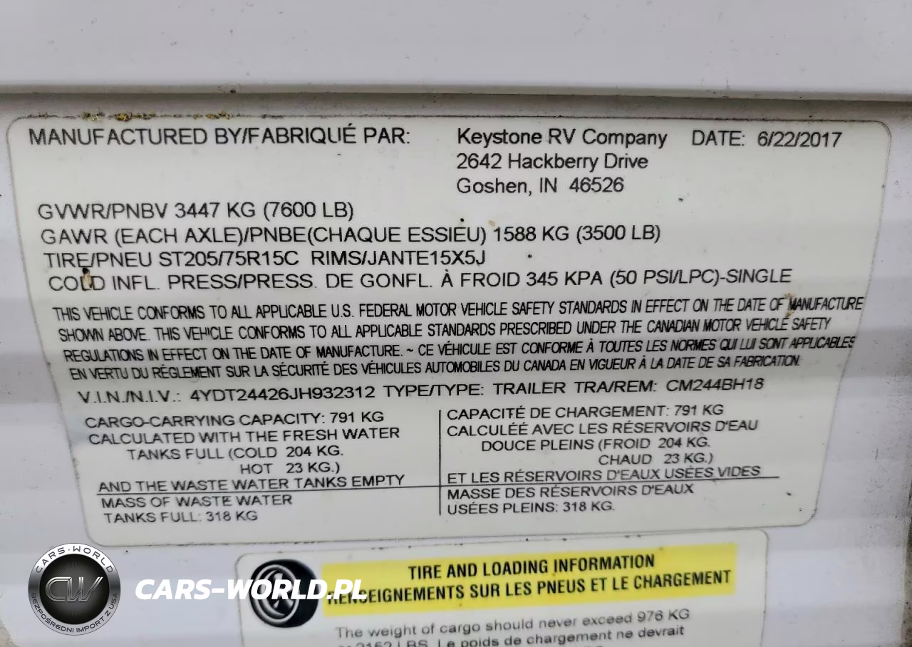 2018 Kyrv Coleman 244Bh VIN:4YDT24426JH932312 - 10