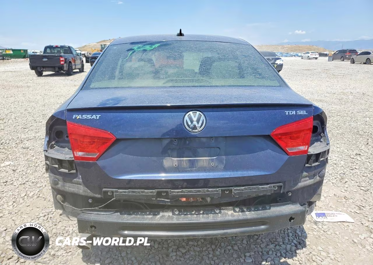 2012 Volkswagen Passat Sel VIN:1VWCN7A32CC029564 - 6