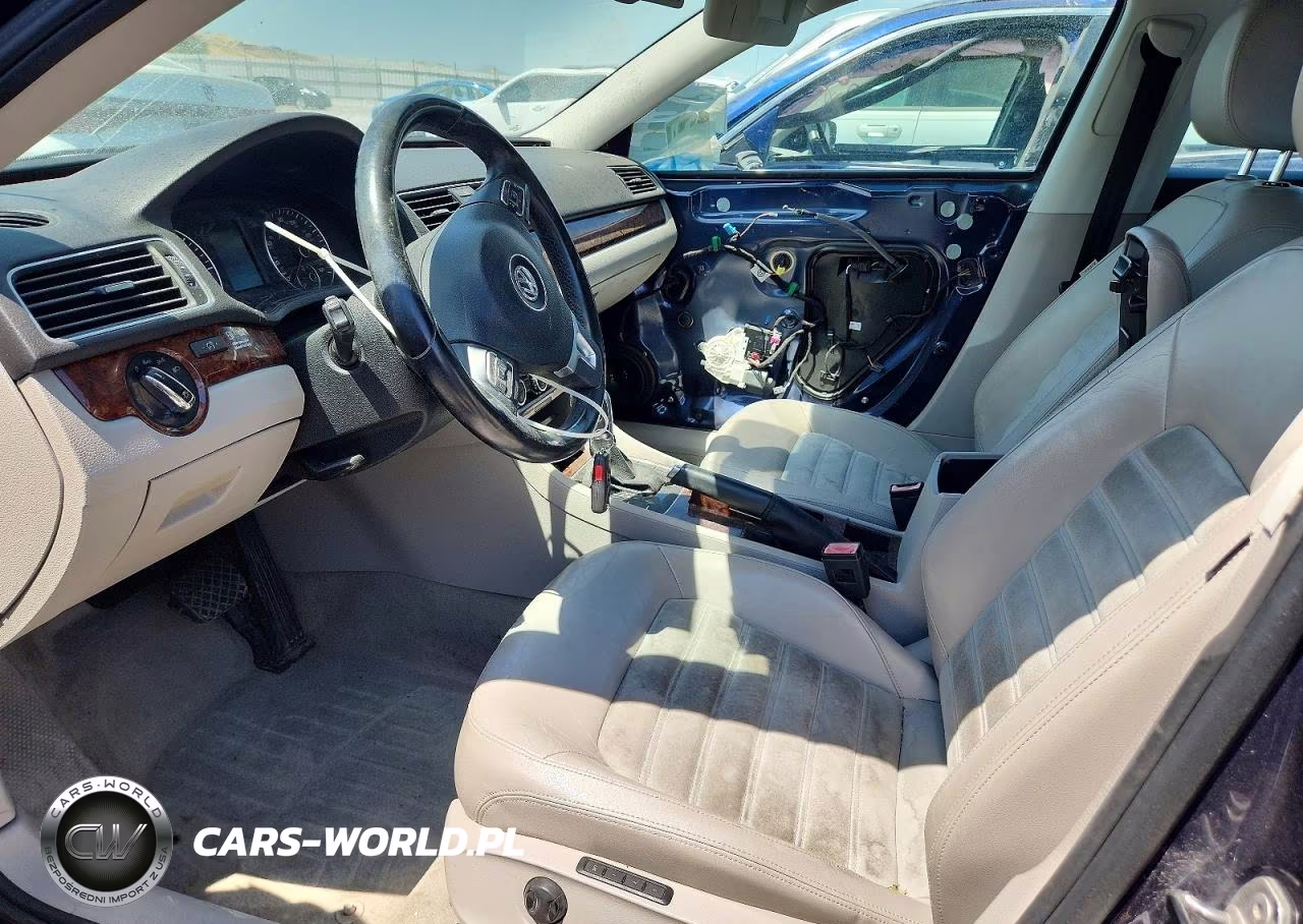 2012 Volkswagen Passat Sel VIN:1VWCN7A32CC029564 - 7