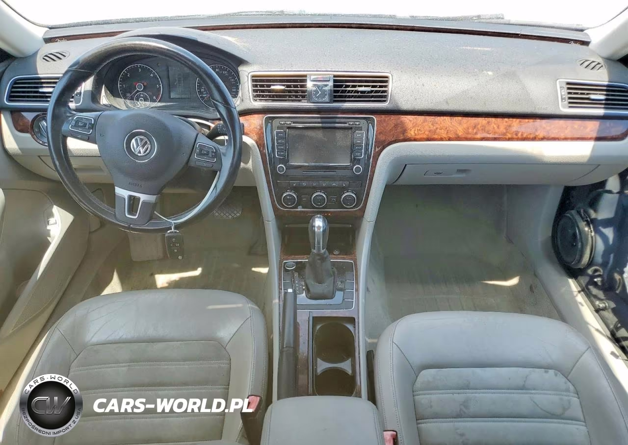 2012 Volkswagen Passat Sel VIN:1VWCN7A32CC029564 - 8