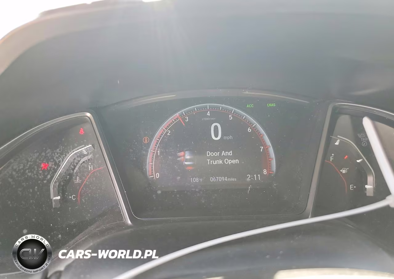2020 Honda Civic Si VIN:2HGFC1E55LH707172 - 9