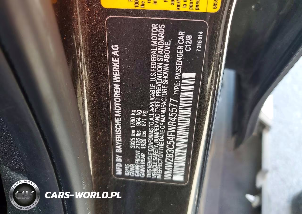 2015 Mini Cooper Countryman VIN:WMWZB3C54FWR45577 - 12