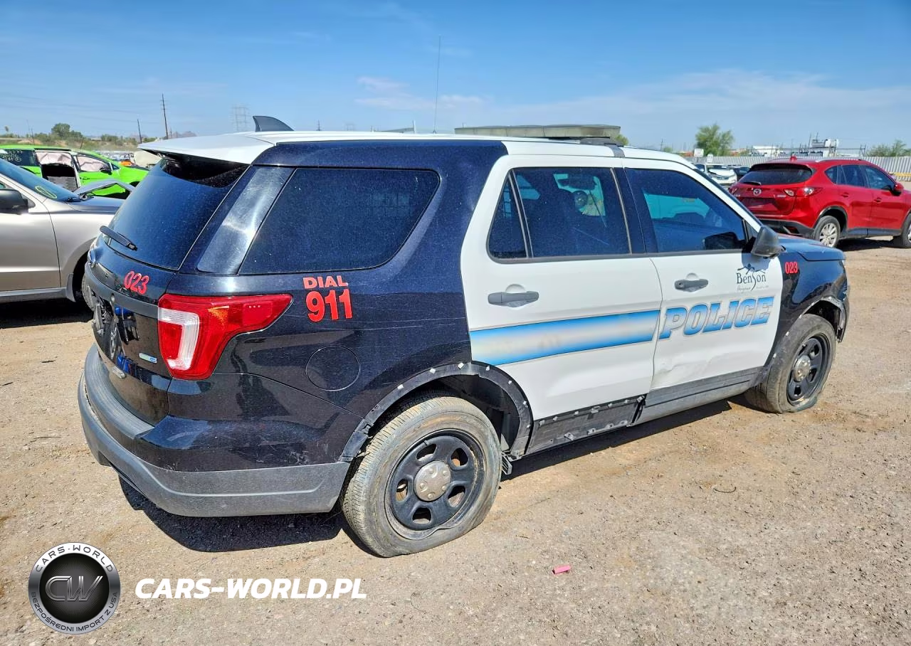 2019 Ford Explorer Police VIN:1FM5K8AR9KGA12200 - 3