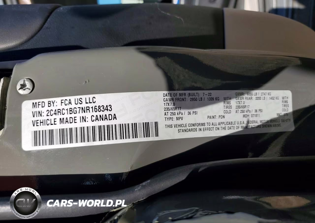 2022 Chrysler Pacifica Touring L VIN:2C4RC1BG7NR168343 - 13