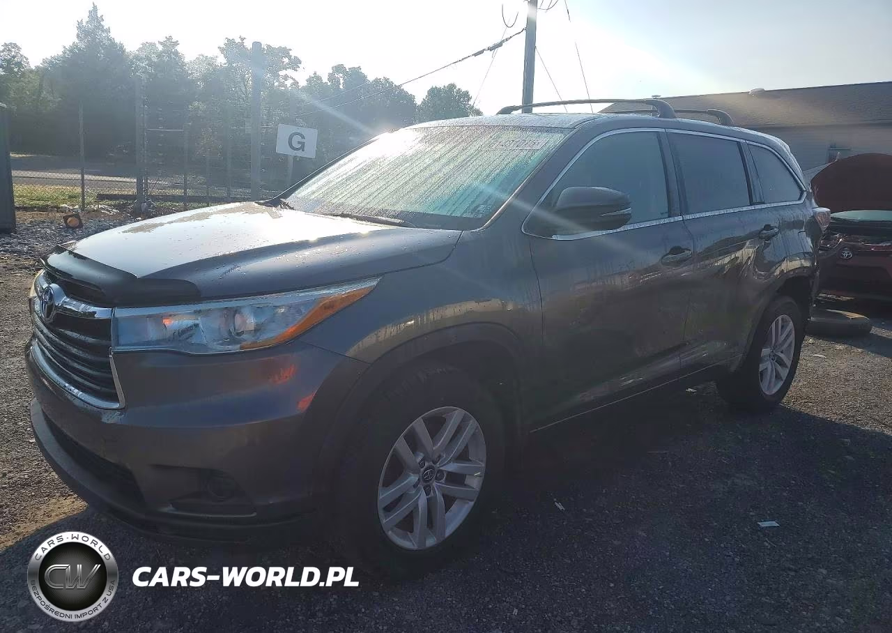 2016 Toyota Highlander Le – zdjęcie 1 z 14