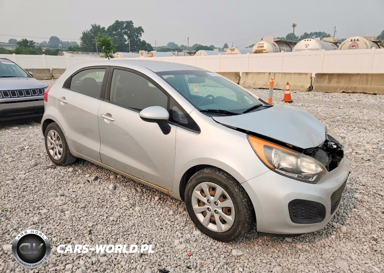2014 Kia Rio Lx VIN:KNADM5A3XE6377321 - 4