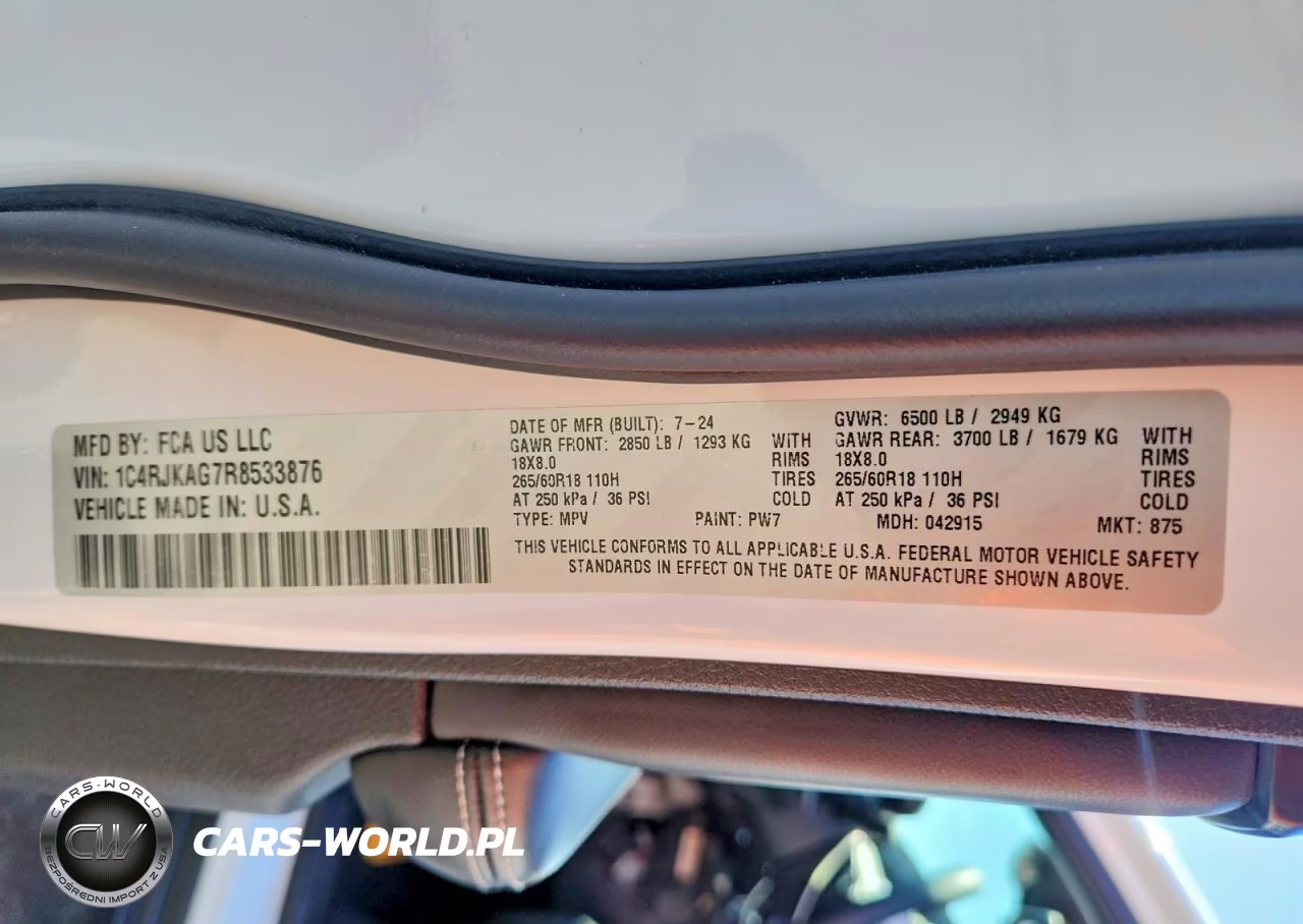 2024 Jeep Grand Cherokee L Laredo VIN:1C4RJKAG7R8533876 - 13