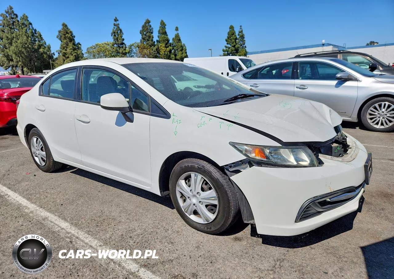 2013 Honda Civic Lx VIN:19XFB2F52DE293206 - 4