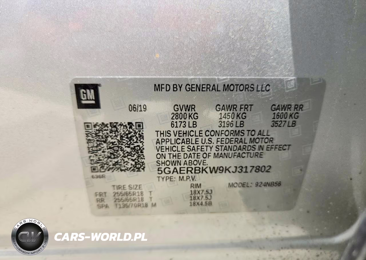 2019 Buick Enclave Essence VIN:5GAERBKW9KJ317802 - 14