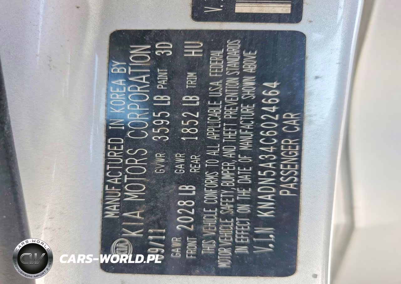 2012 Kia Rio VIN:KNADN5A34C6024664 - 13